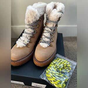 J. Crew crepe sole boot in golden khaki